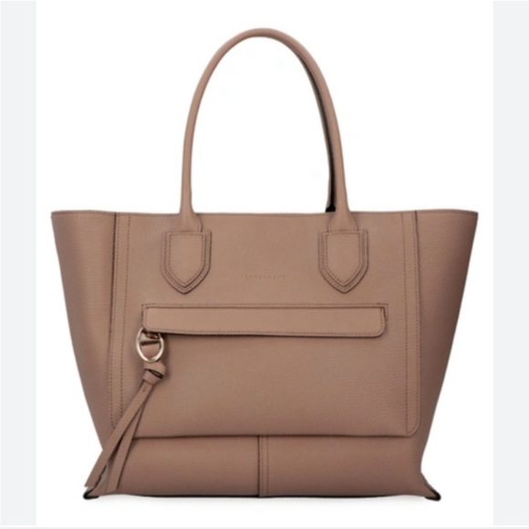 Longchamp leather Mailbox tote bag - Picture 1 of 14